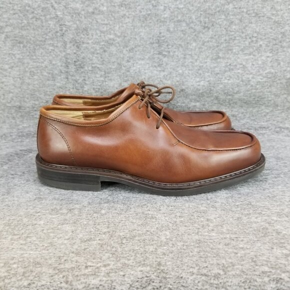 ✅Florsheim Ease Brown Leather Apron-Toe Oxford Business Dress Shoes Men's 9.5M - Picture 7 of 11
